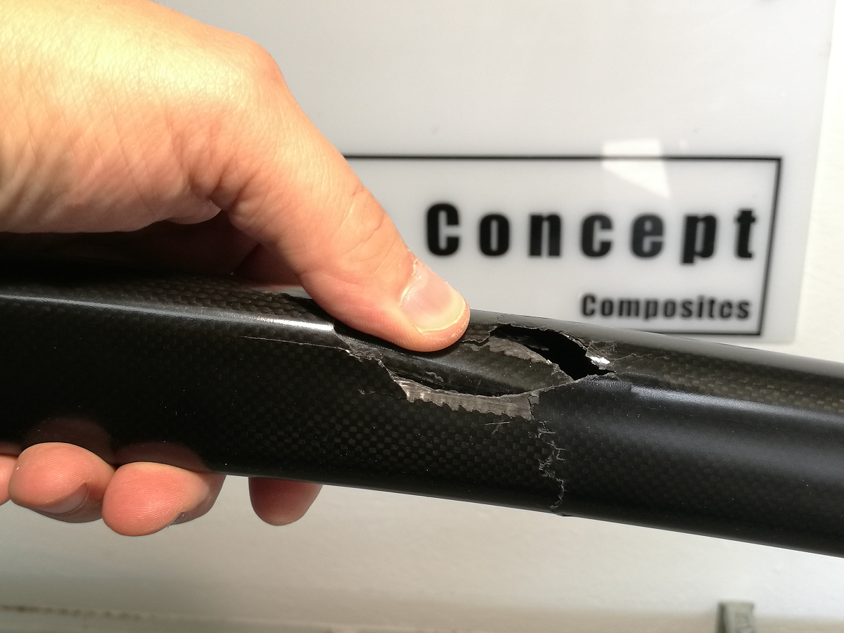 reparation carbone belgique cadre Pinarello dogma f8 Poly Concept Composites (2) Réparations